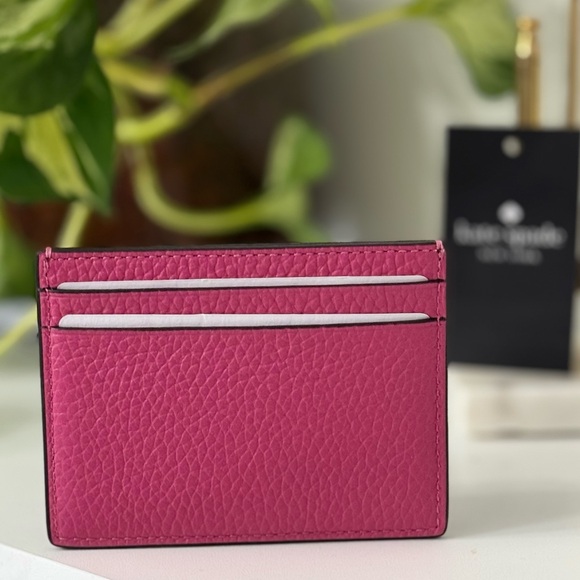 🌷NWT ♠️ kate spade ♠️ Juliette Small Cardholder - Nouveau Rose (Pink) - Picture 2 of 7